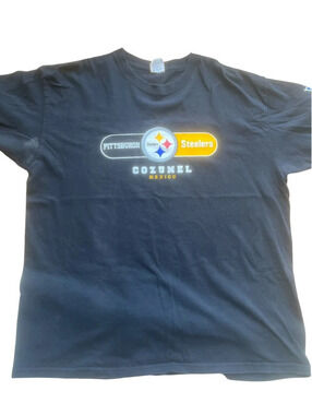 Cozumel Steelers T-Shirt-Size XL